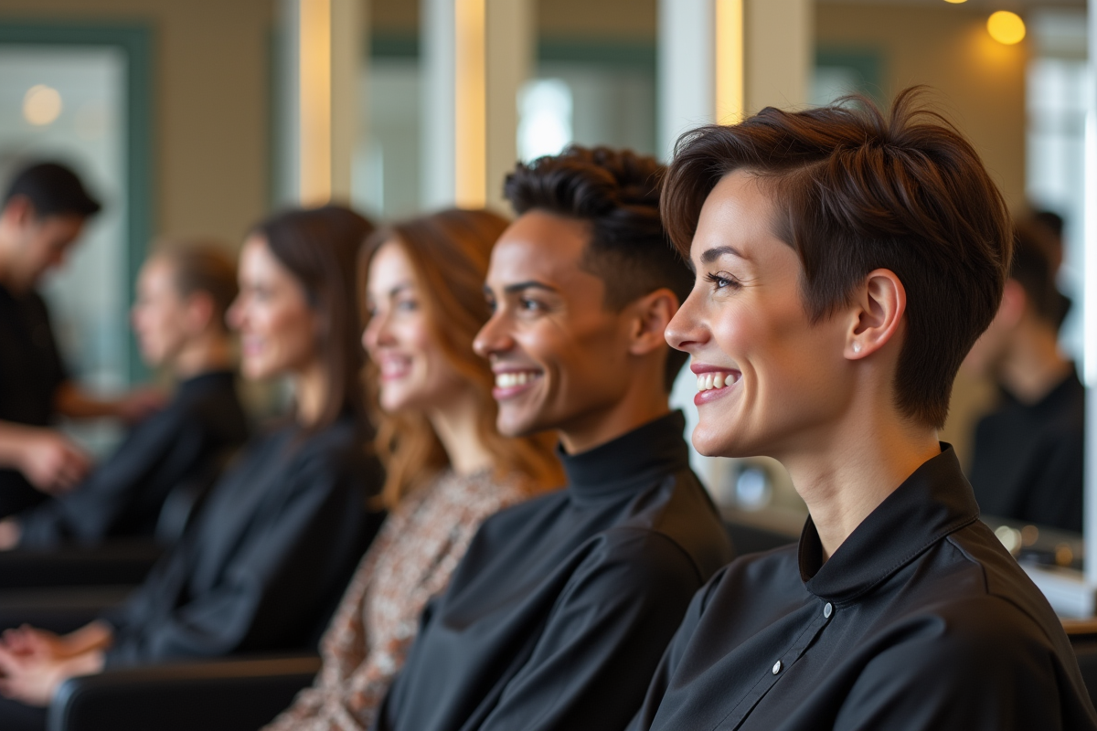 cheveux courts