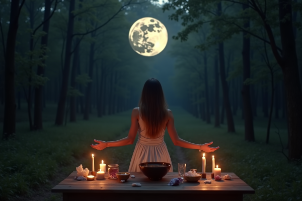 Rituel pleine lune : étapes à suivre pour une célébration réussie