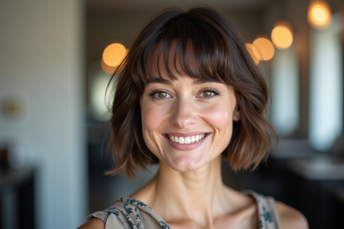 Carré court dégradé : astuces pour donner du volume aux cheveux fins