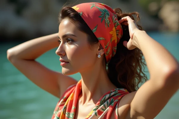Conseils pour nouer impeccablement un foulard pour cheveux
